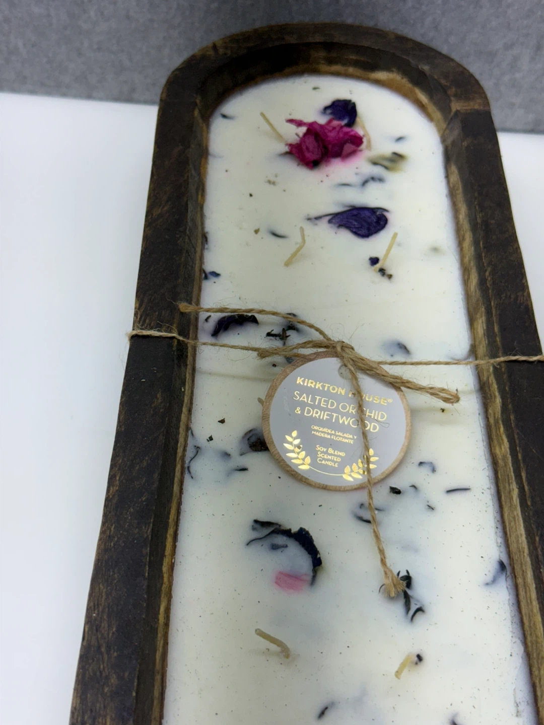 Kirkton House Salted Orchid & Driftwood Dough Bowl Candle - photo 5
