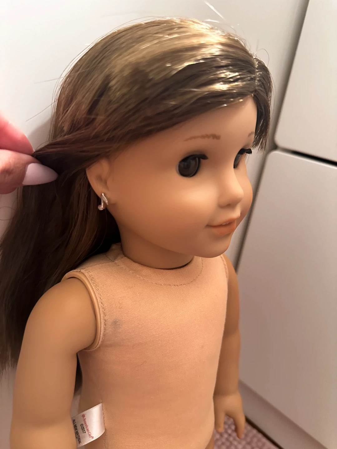 American Girl Doll with Brown Hair jly#68 tlc - photo 3