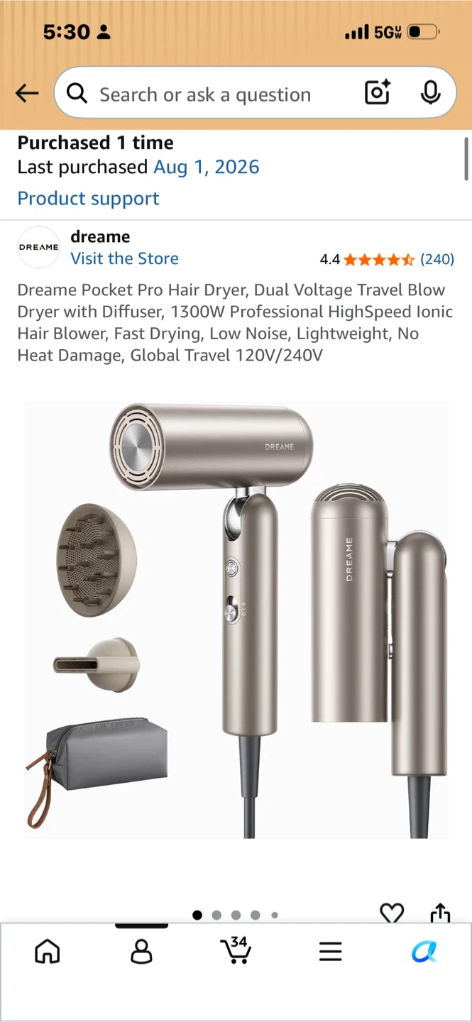 Dreame Pocket Pro Hair Dryer - photo 2