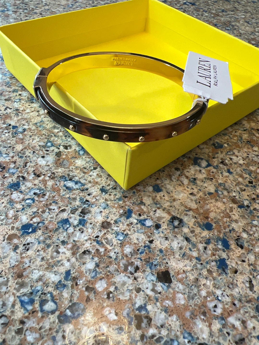 Lauren Ralph Lauren Tortoiseshell Hinge Bangle