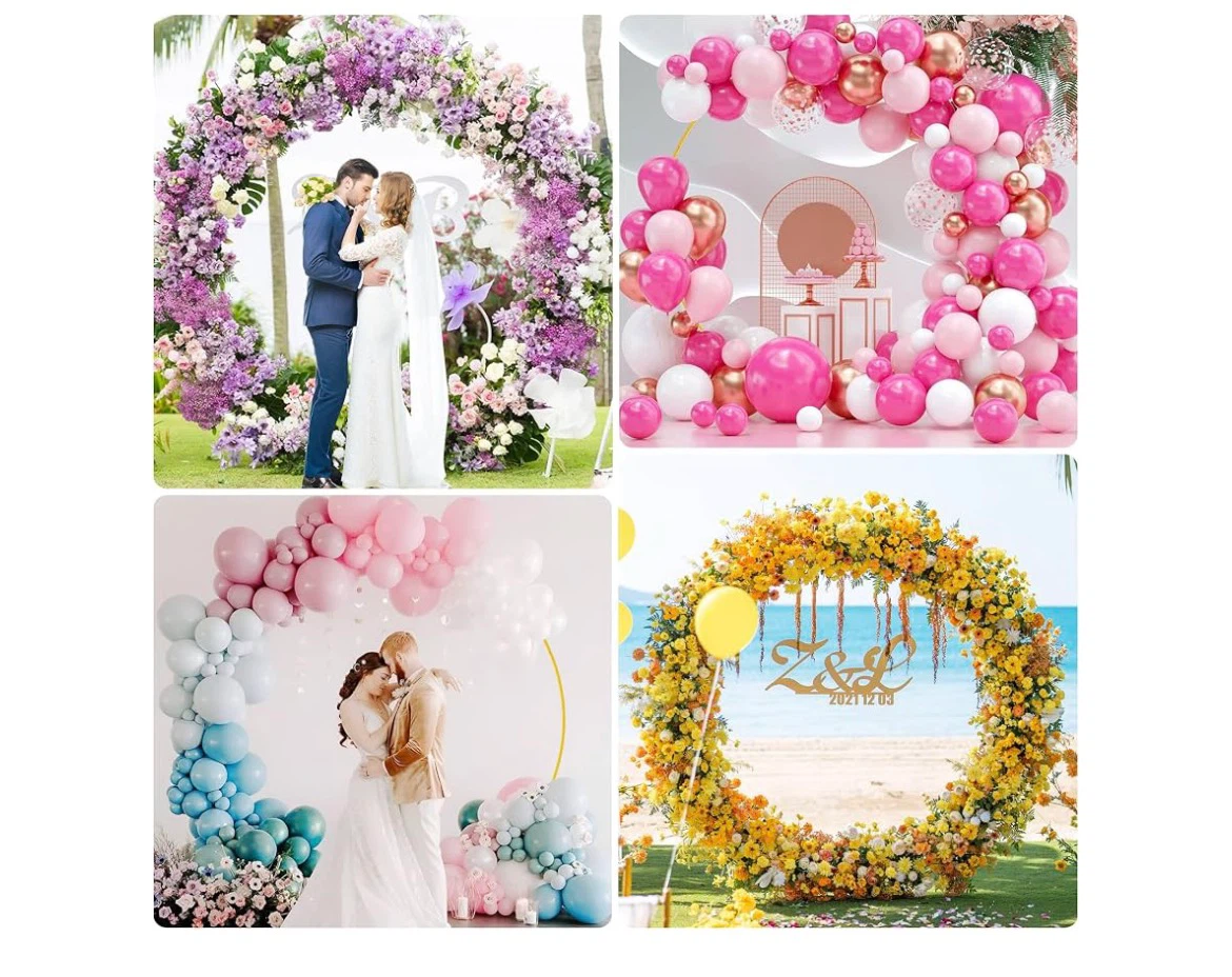 Gold Metal Round Backdrop Stand - photo 4
