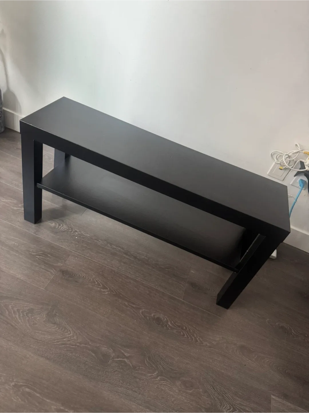Black IKEA Lack TV Stand