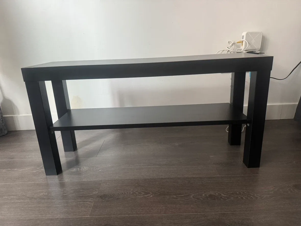 Black IKEA Lack TV Stand - photo 3