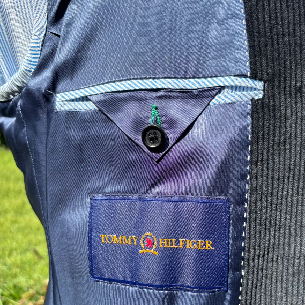 Tommy Hilfiger Black Corduroy Blazer 44R - photo 4