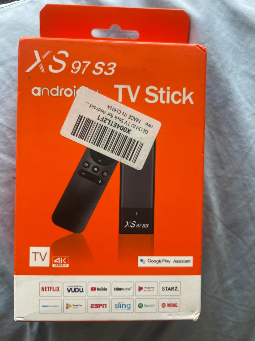 XS97 S3 4K Android TV Stick – Brand New