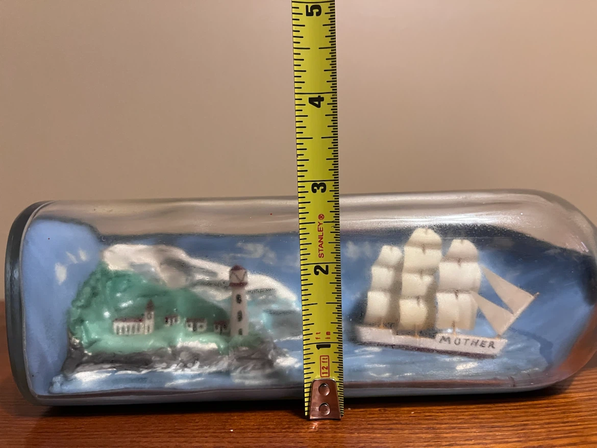 VINTAGE SHIP IN GLASS BOTTLES (Read description) - photo 3