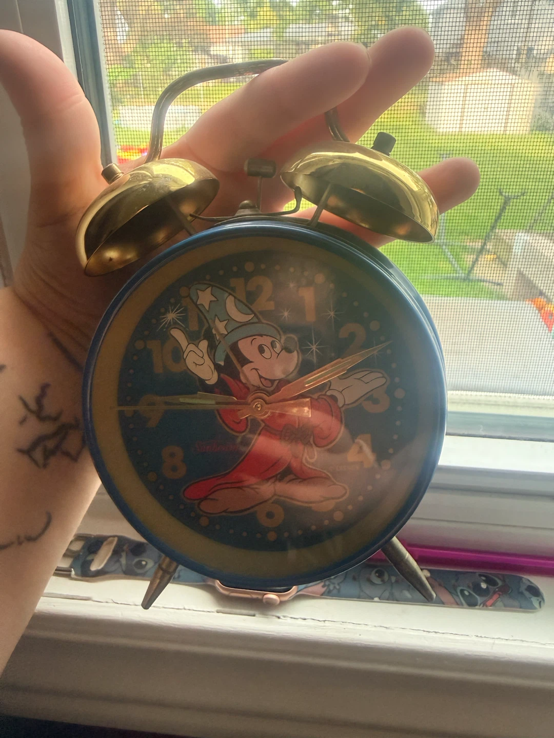 Sunbeam Mickey Mouse Alarm Clock