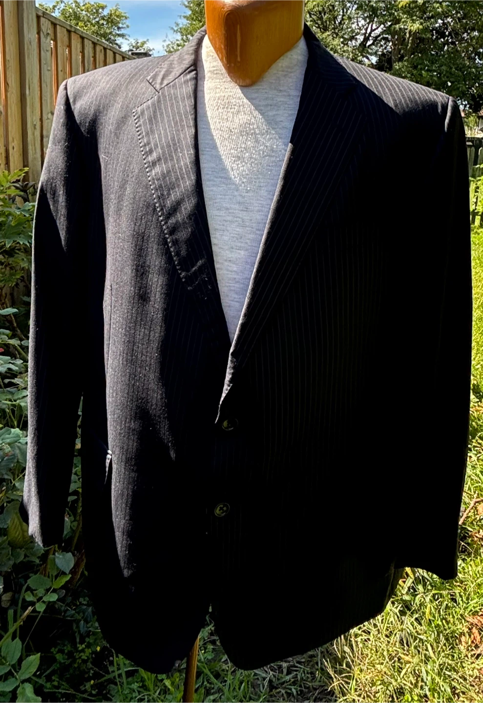 Brooks Brothers grey pinstripe size 48 R 1818 Regent Suit - photo 2