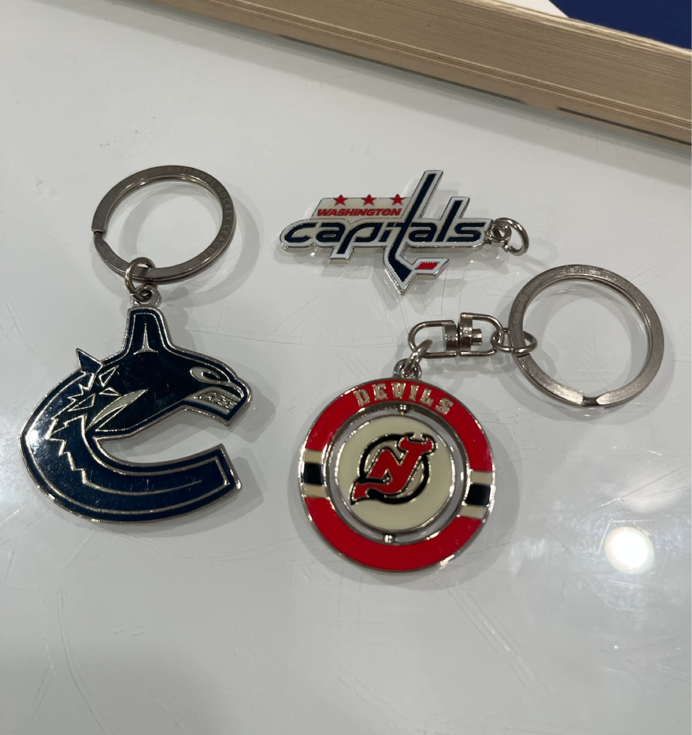 NHL Hockey Team Keychains