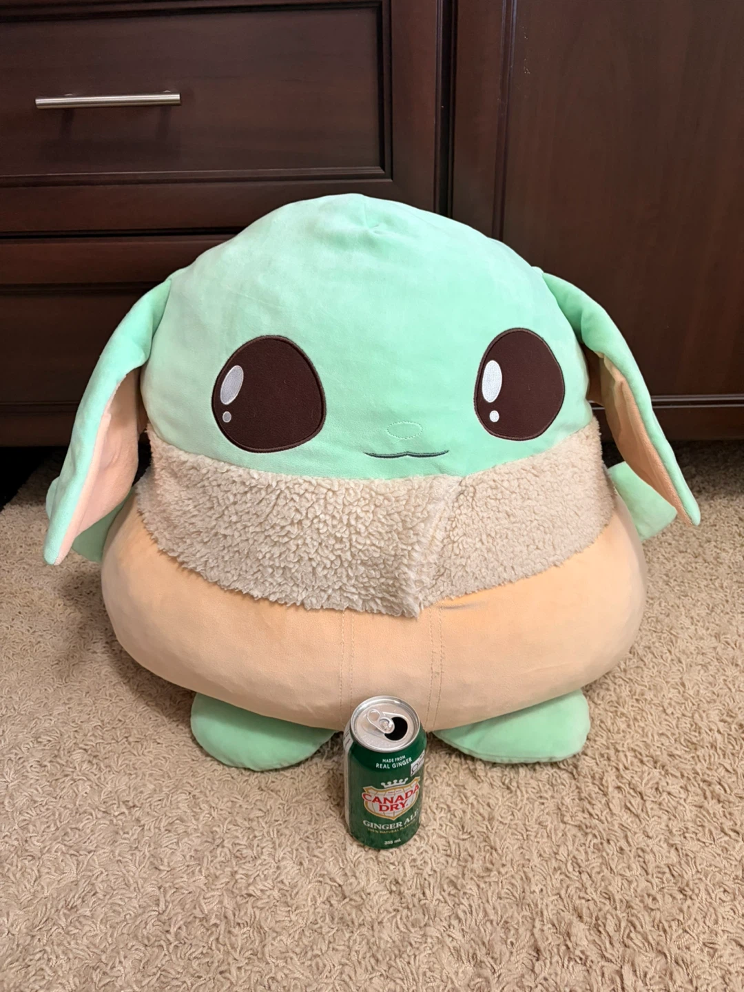 Jumbo Squishmallows Star Wars Grogu Plush