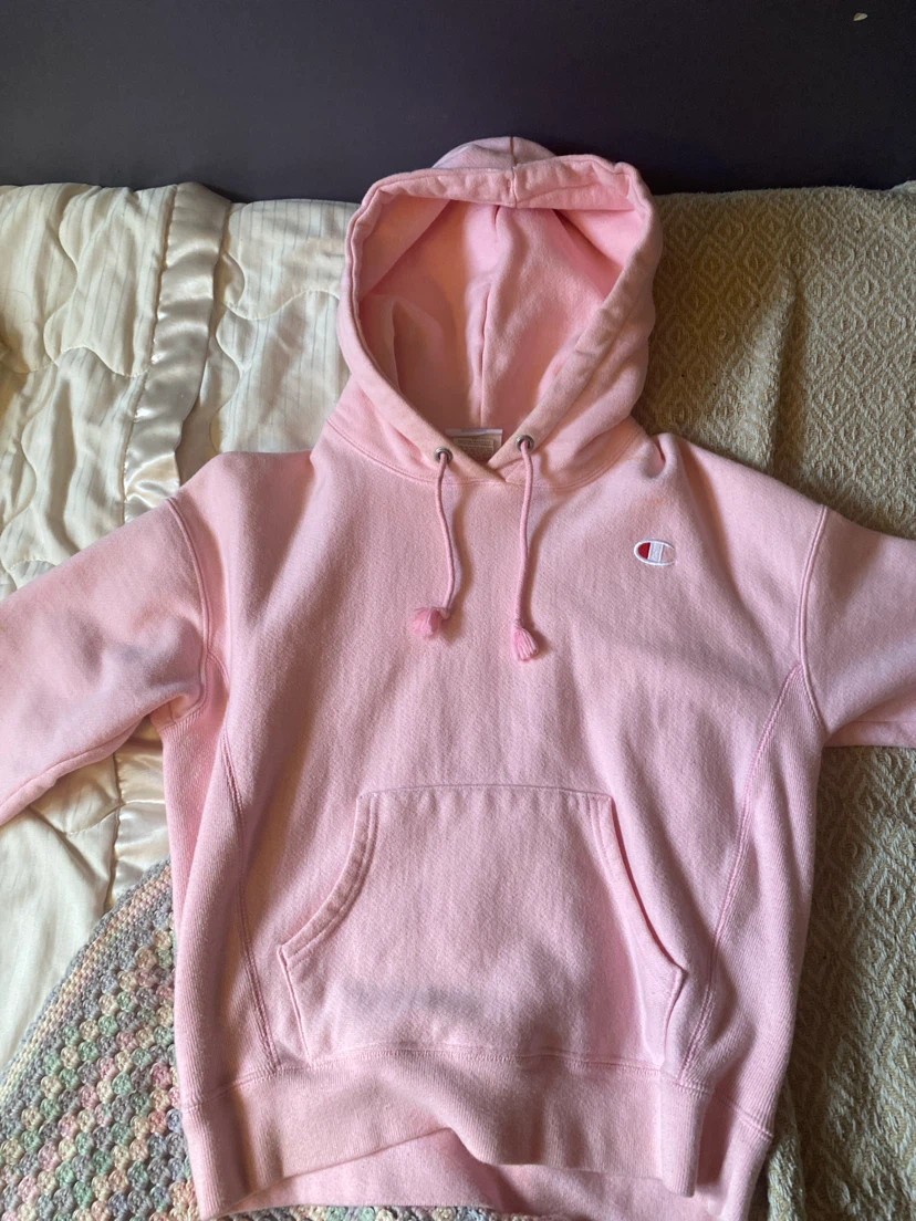 Champion Hoodie - Pink, Size Small