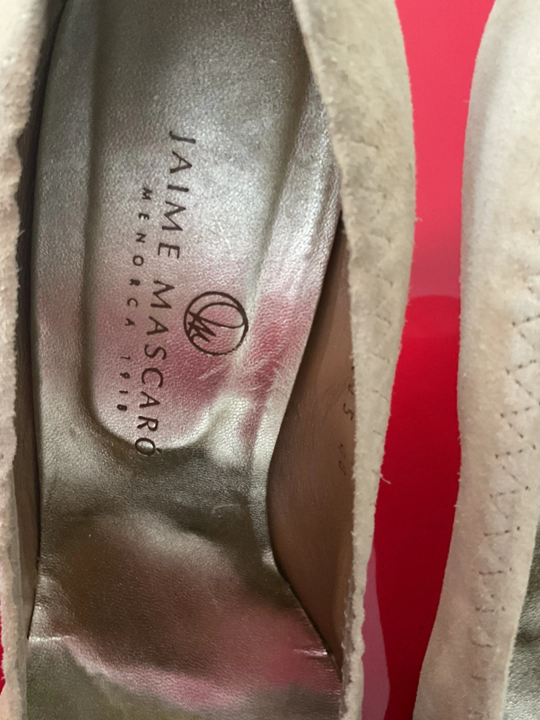 Jaime Mascaro suede ballet pumps