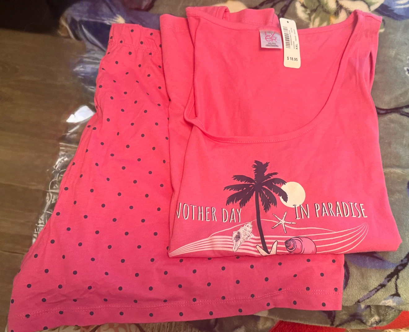 LVER Pink Tropical Sleep Set