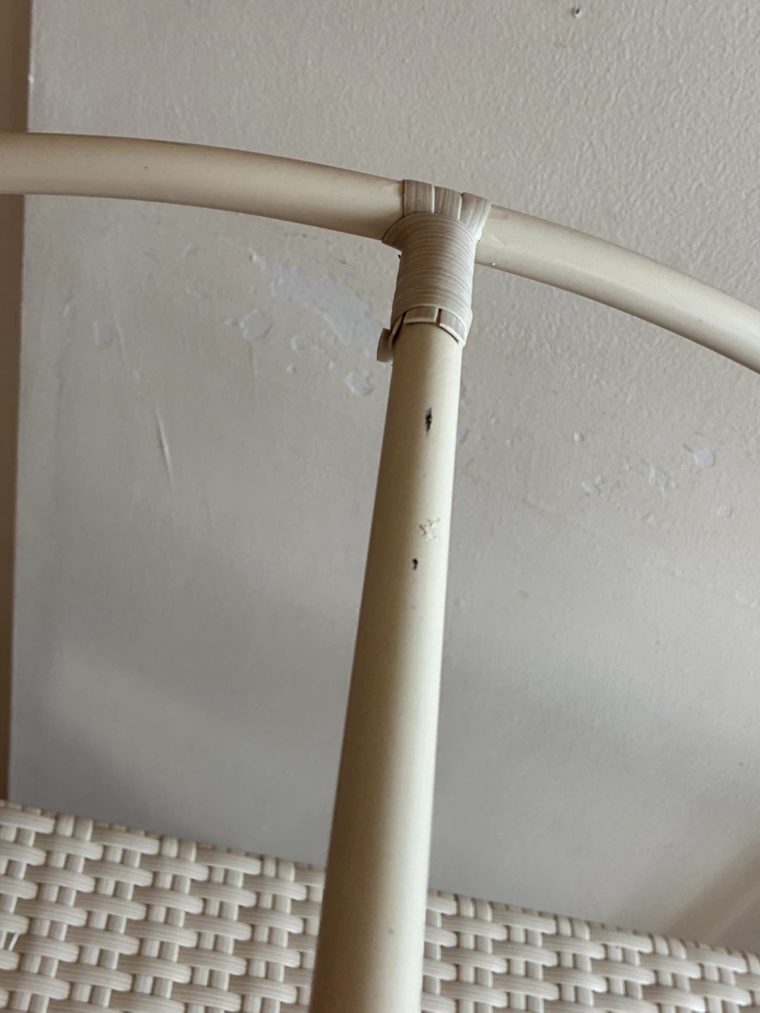 Cream Wicker Arch Shelf - photo 4
