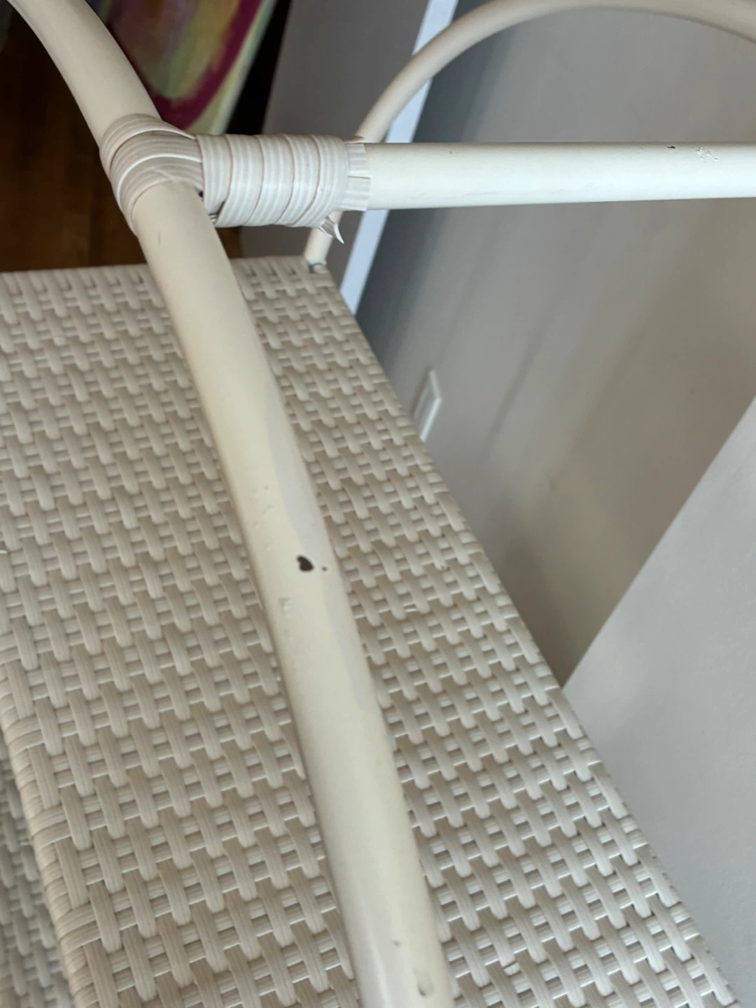 Cream Wicker Arch Shelf - photo 5