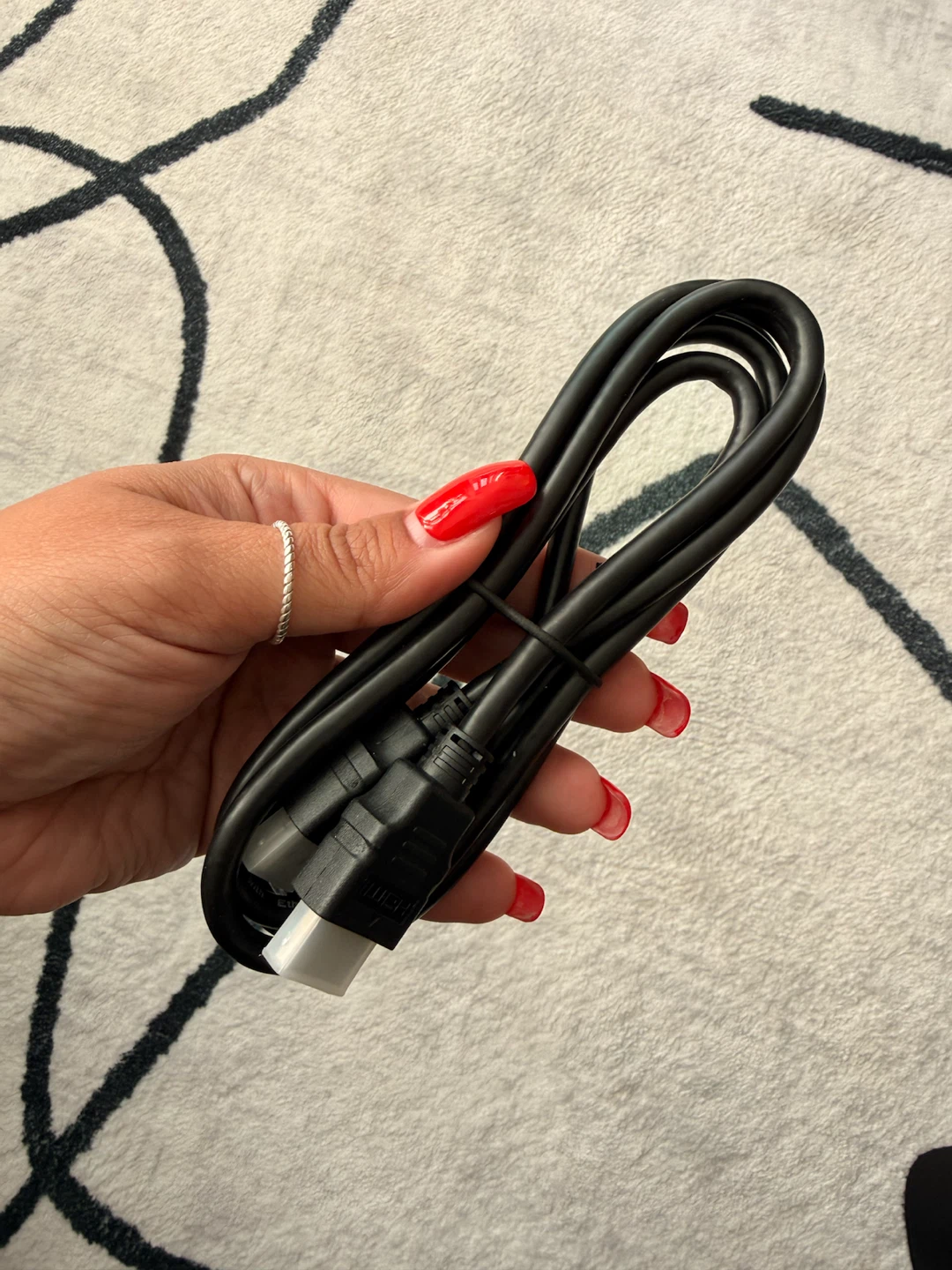 Black HDMI Cable - photo 3