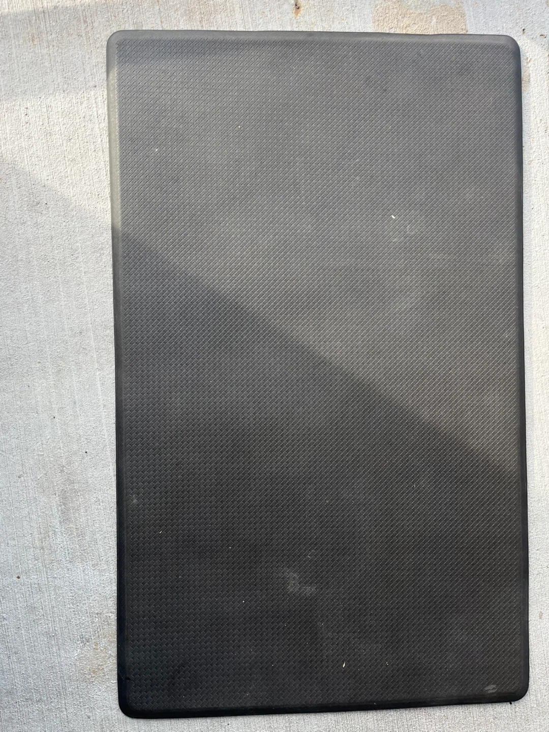 Two Black Anti-Fatigue Floor Mats - photo 2