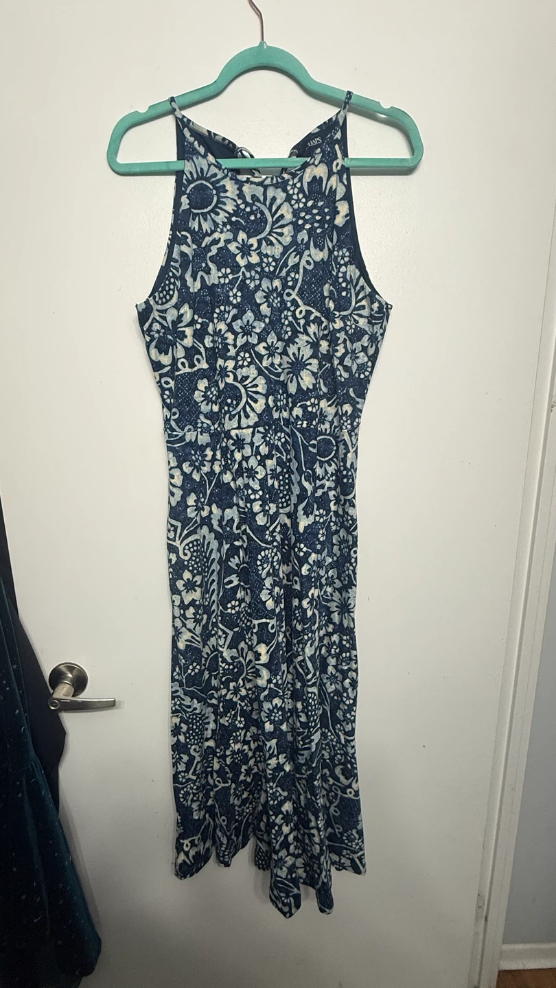 Chaps Floral Print Dress