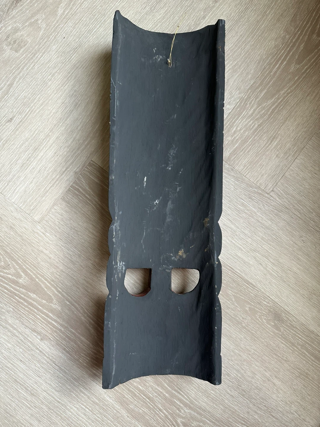 Decorative Hand-Carved Wooden Tiki Mask - photo 2