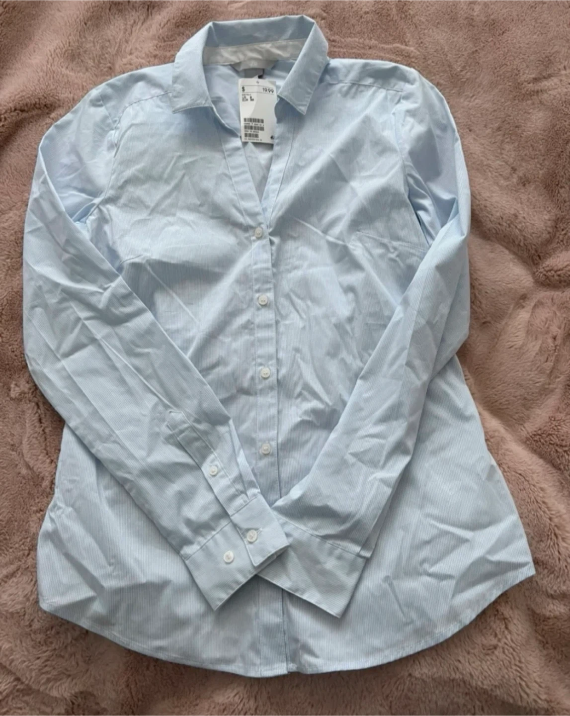 H&M Collared long sleeve shirt (New) (Size 6)