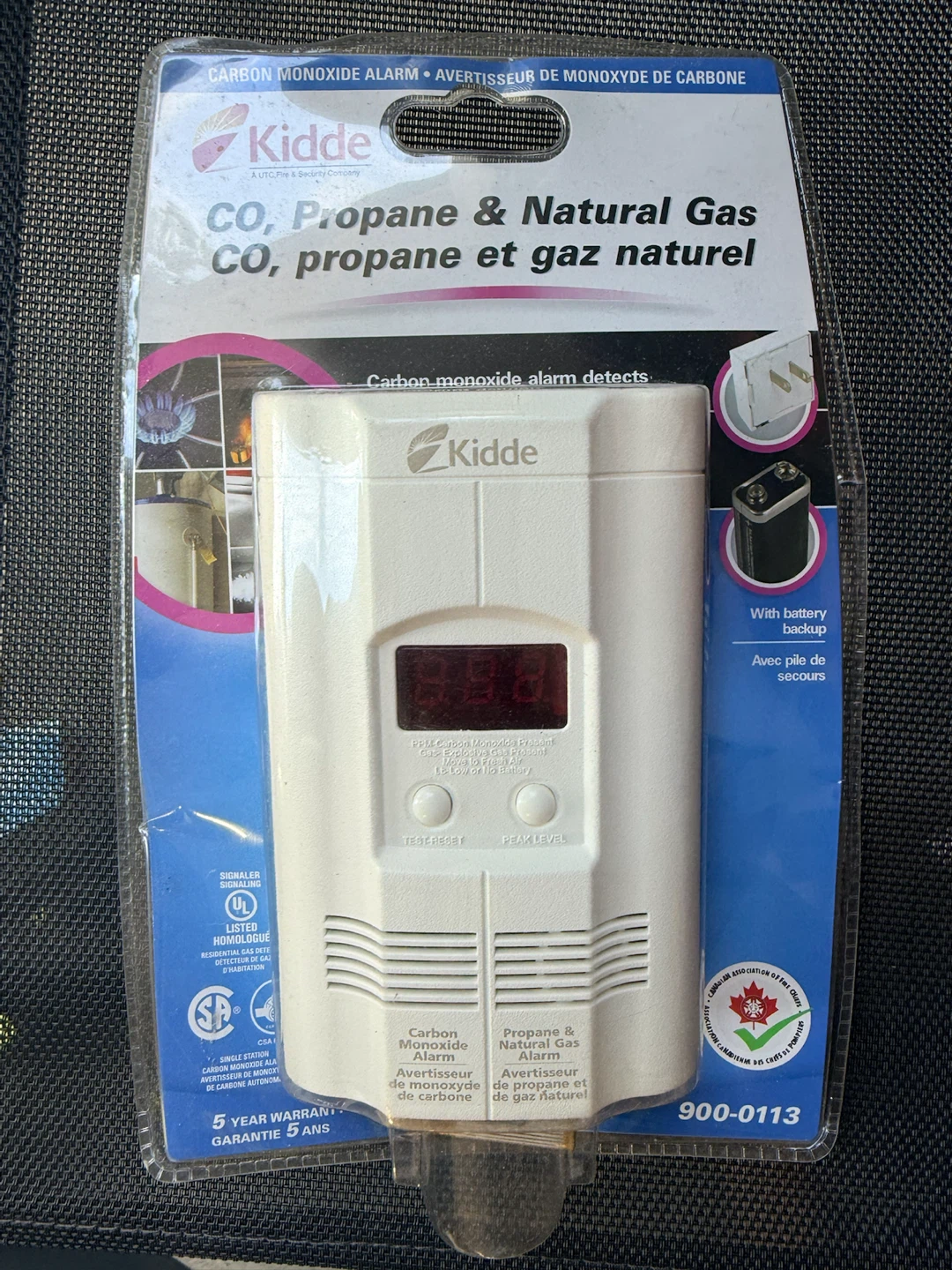Kidde Carbon Monoxide, Propane & Natural Gas Alarm