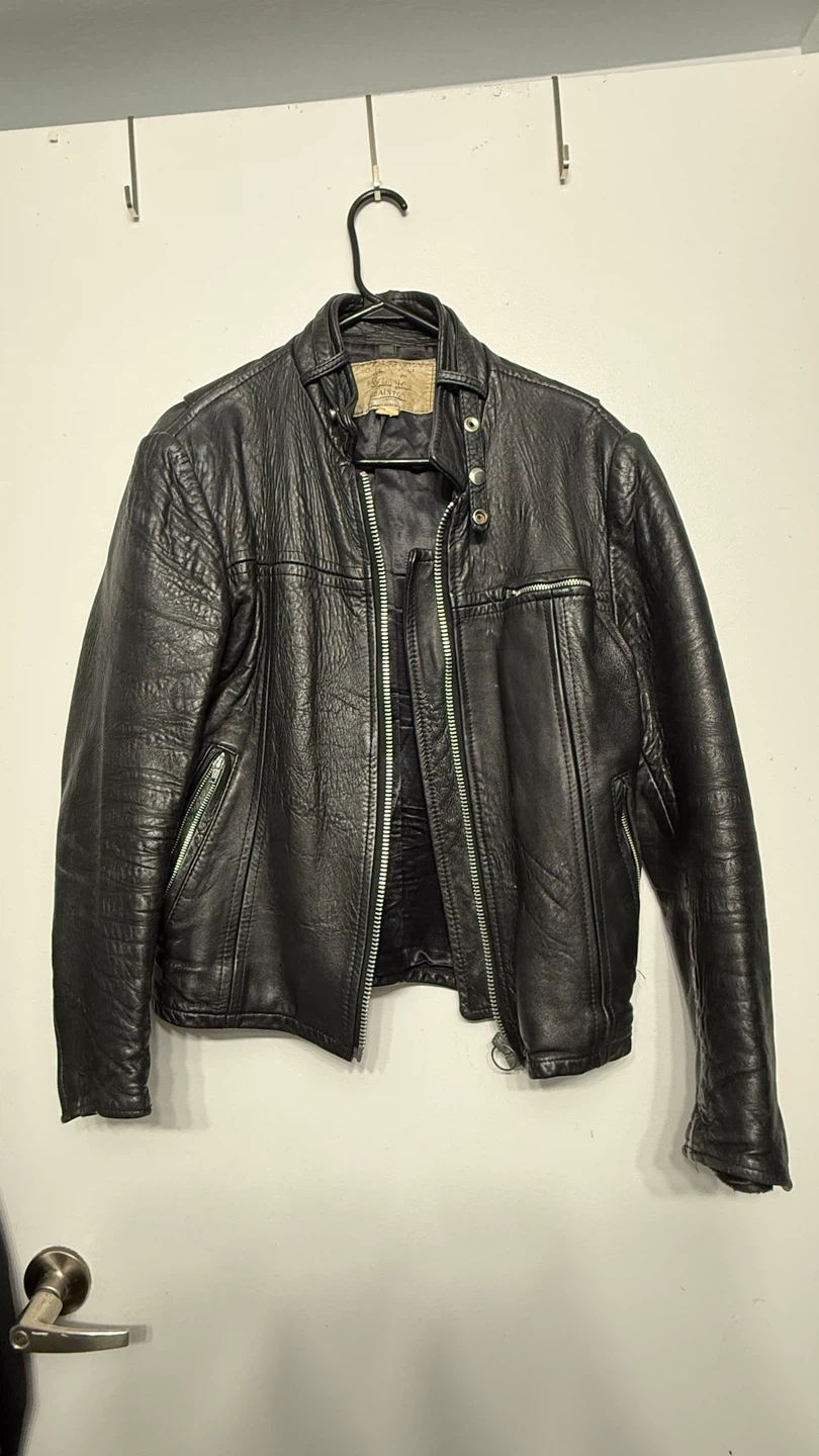 Bainton Limited Black Leather Jacket