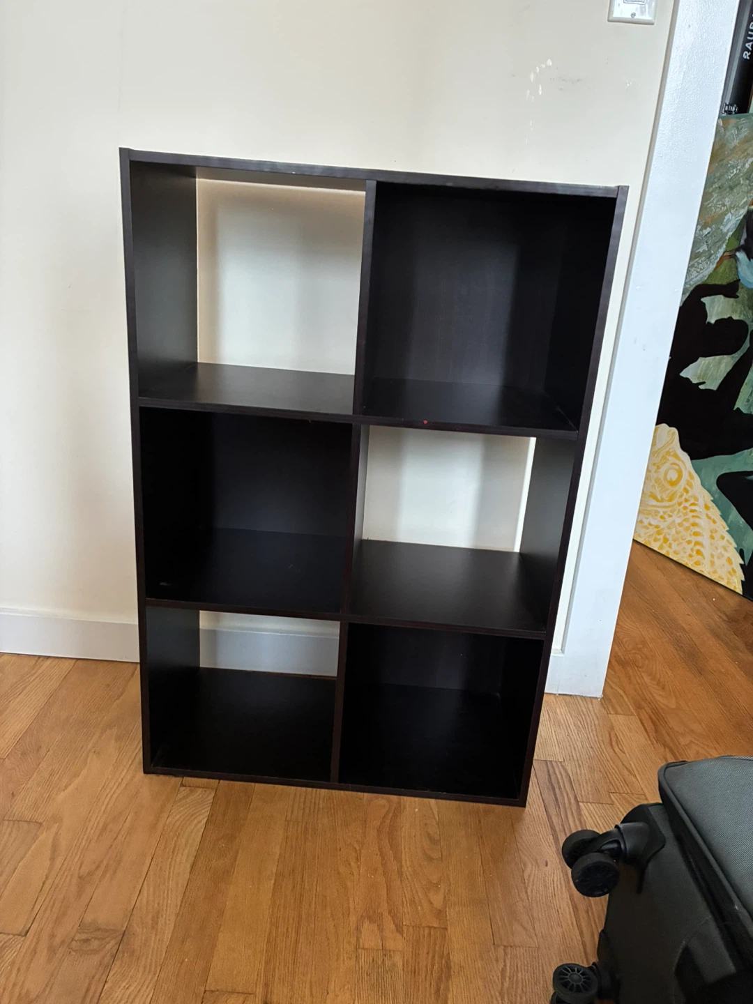 Black 6-Cube Storage Organizer