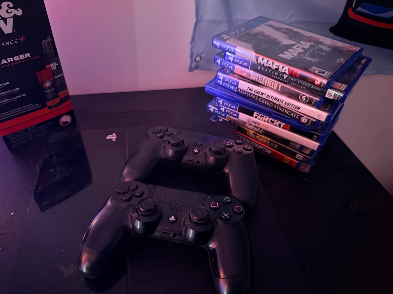 PlayStation 4 Console with 2 controllers and 13 games