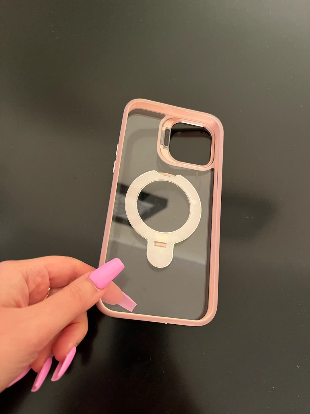 Pink iPhone Case with Ring Stand - photo 2