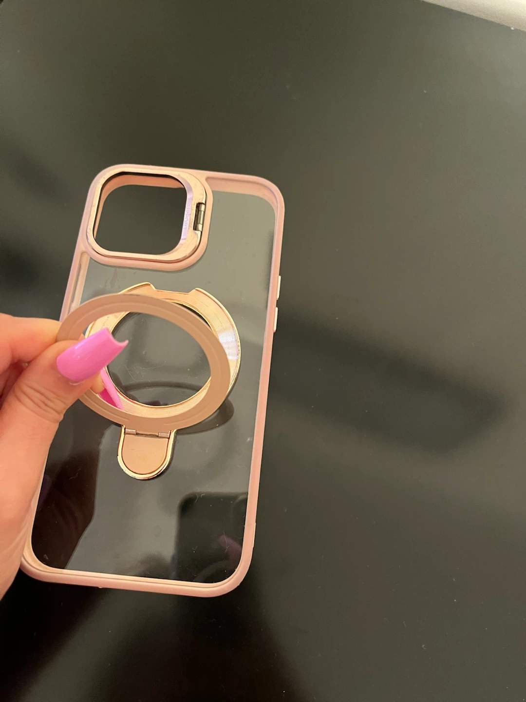 Pink iPhone Case with Ring Stand - photo 4
