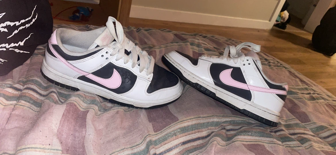 Nike Dunk Low Black and Pink