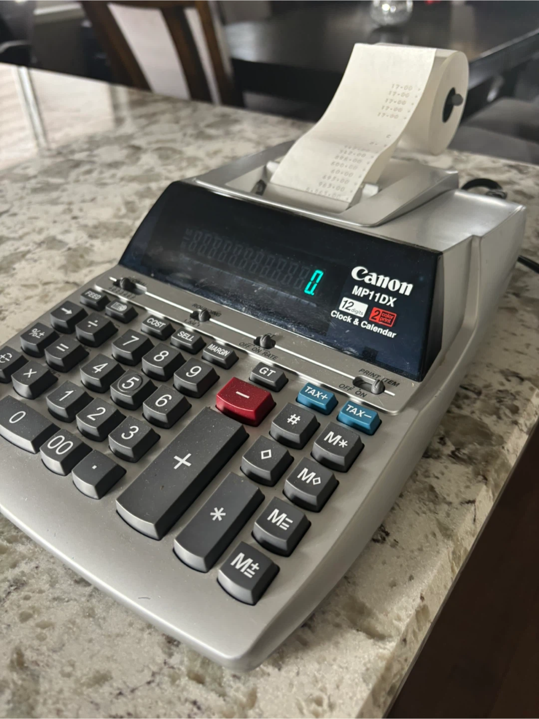 Canon MP11DX Printing Calculator