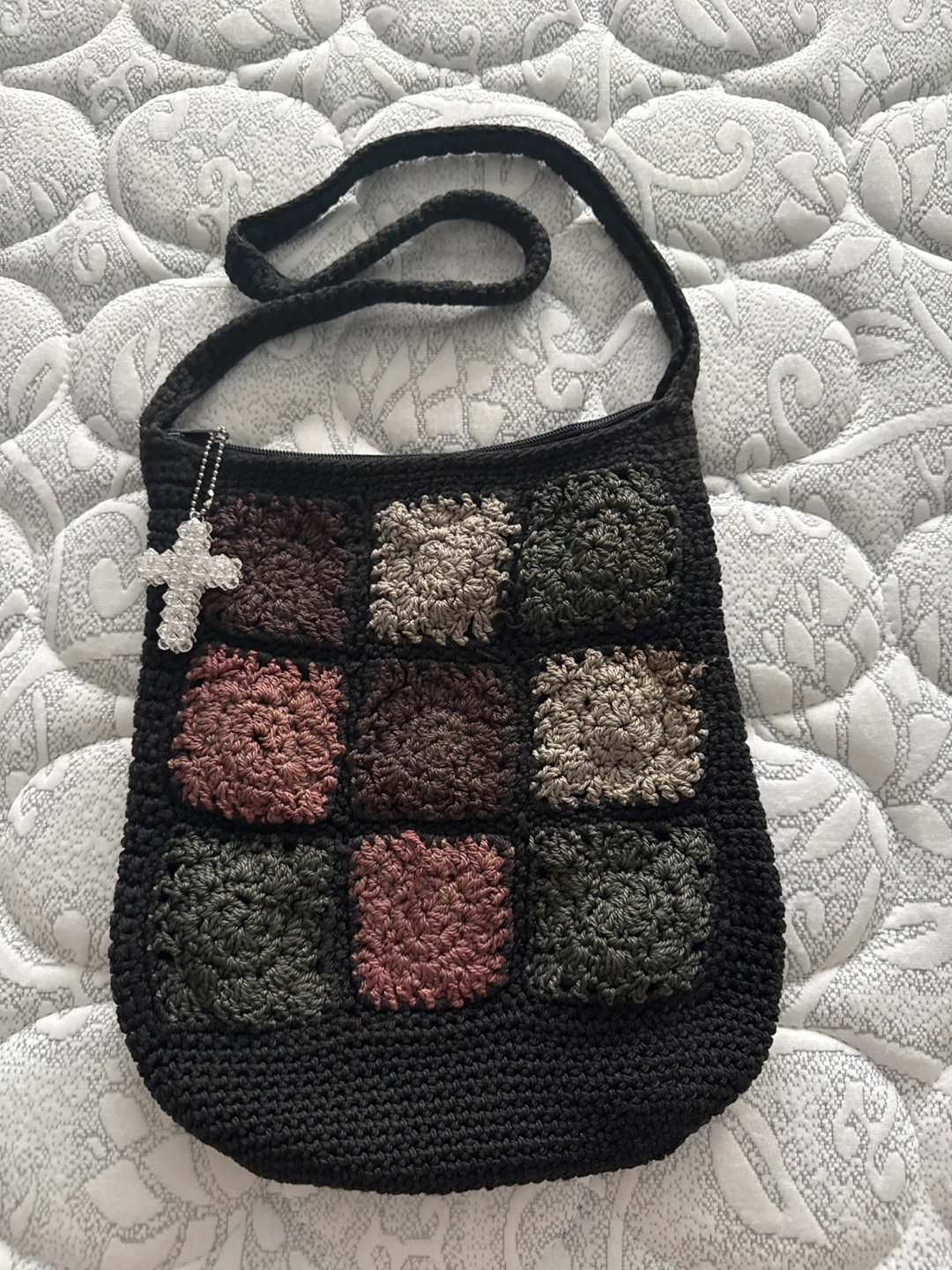 Handmade Crochet Crossbody Bag