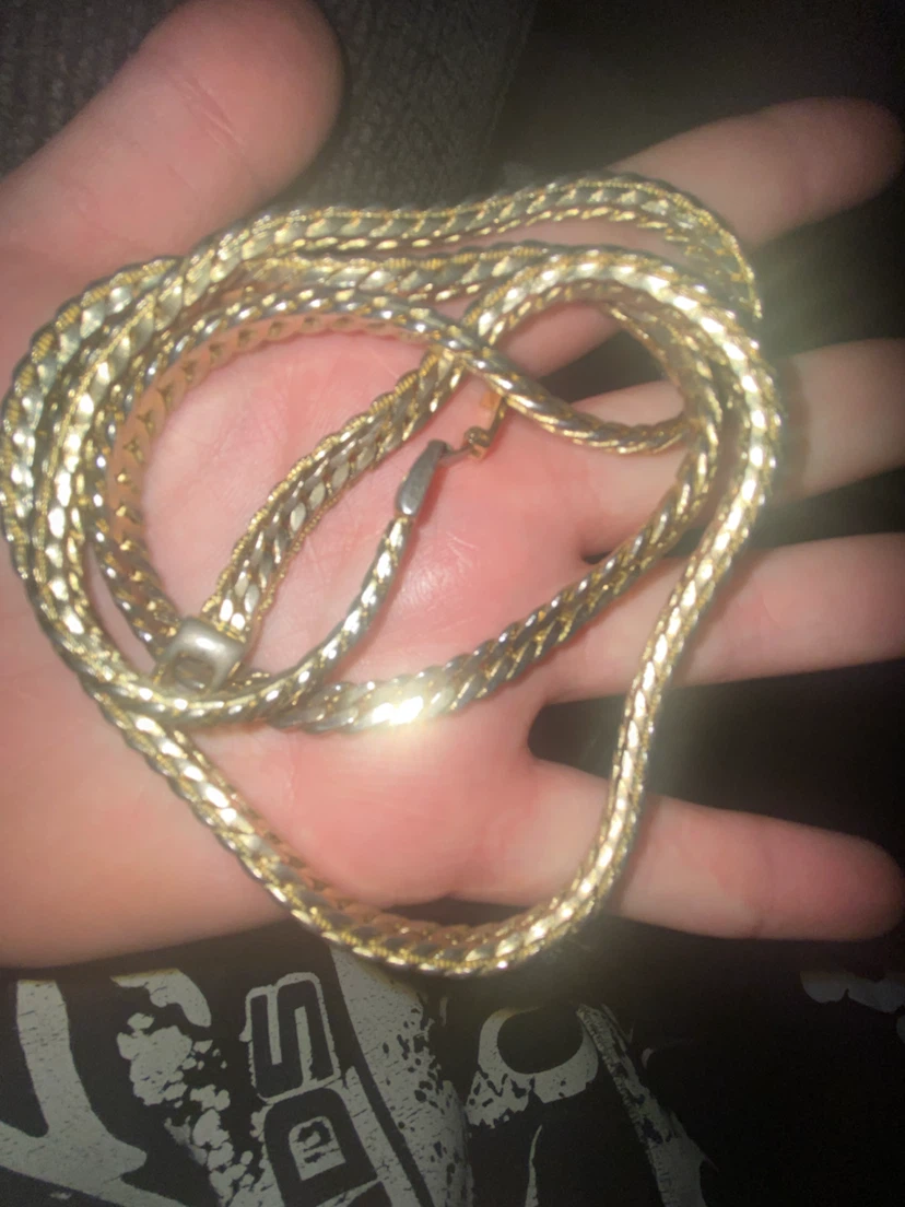 Gold-toned Chain Necklace