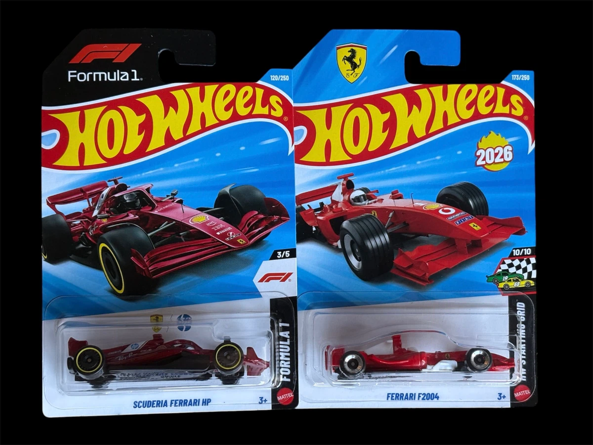 2 Hot Wheels Formula 1 Ferrari
