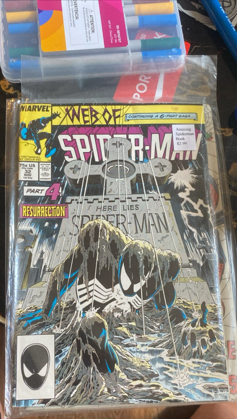 Web of Spider-Man Issue 32 Comic Book