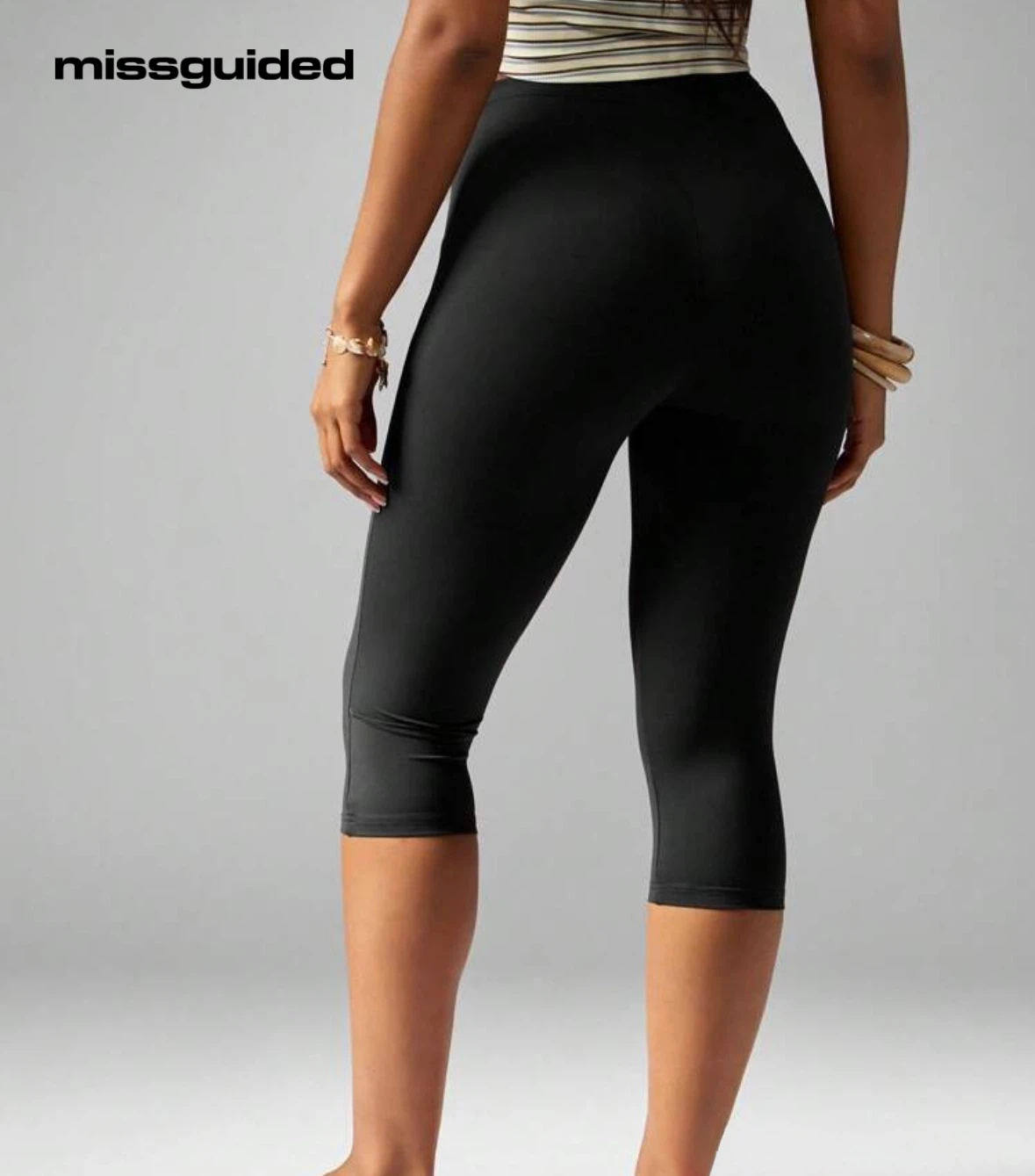 Missguided Black Capri - photo 3