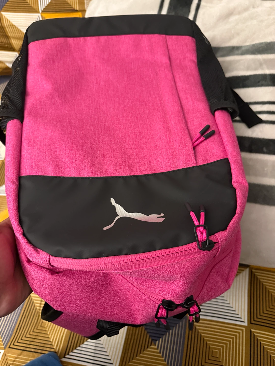 Puma Pink and Black Backpack - photo 4