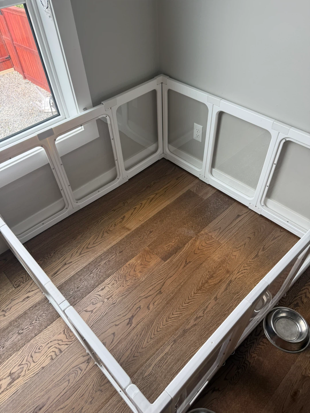 White modular pet playpen - photo 2