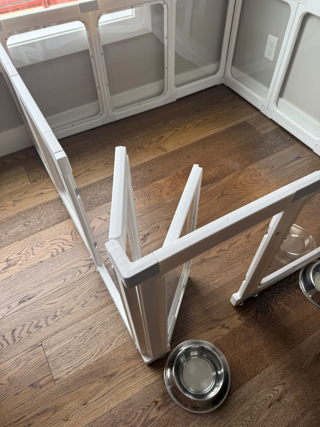 White modular pet playpen - photo 3