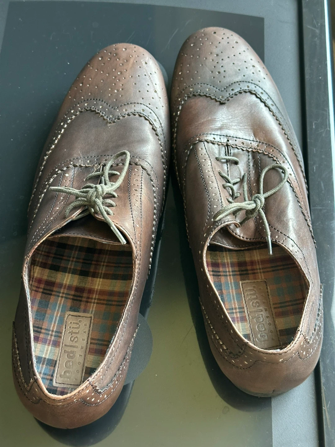 Bed Stu Men's Leather Brogue Shoes Size 13