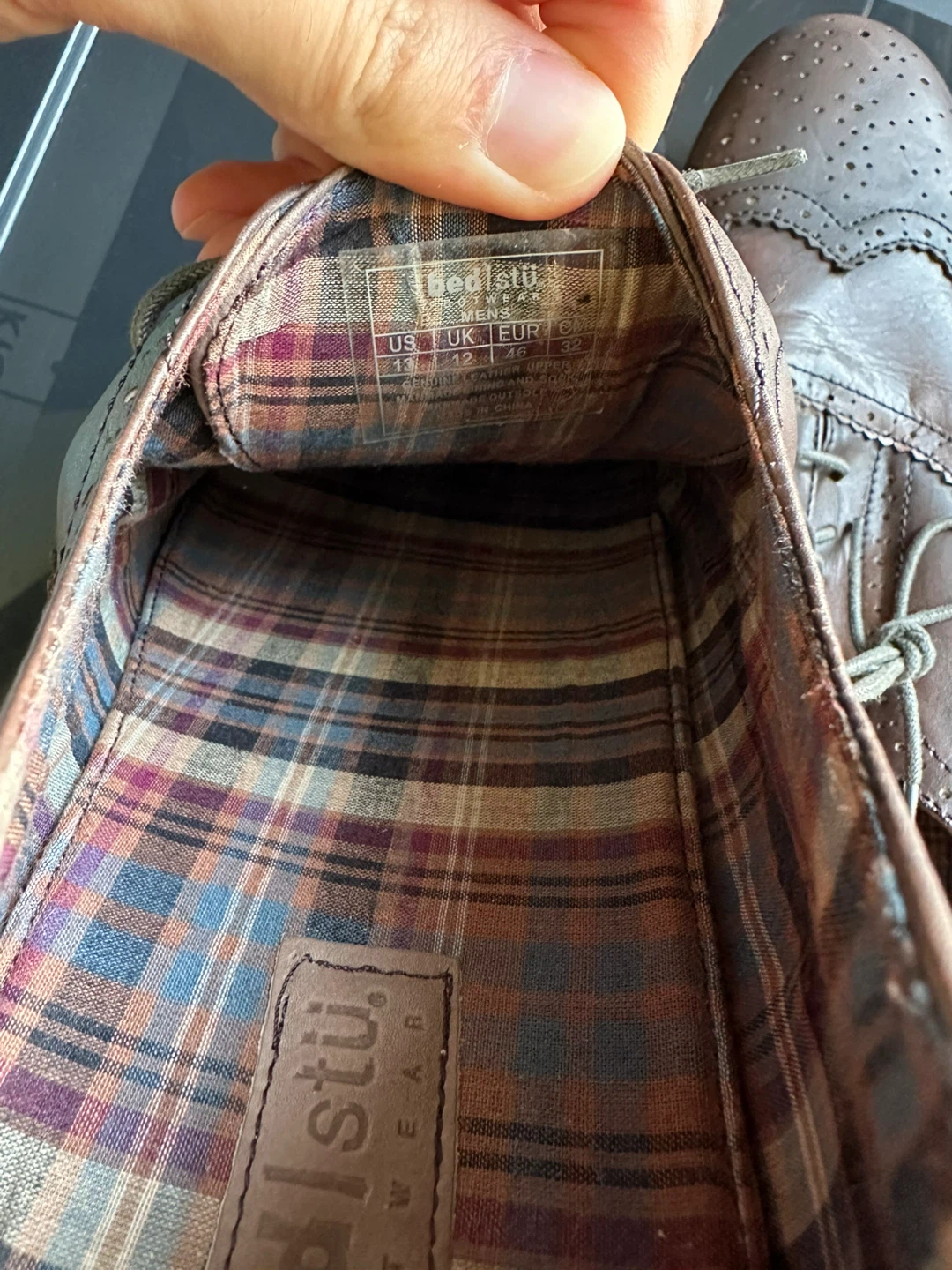 Bed Stu Men's Leather Brogue Shoes Size 13 - photo 4