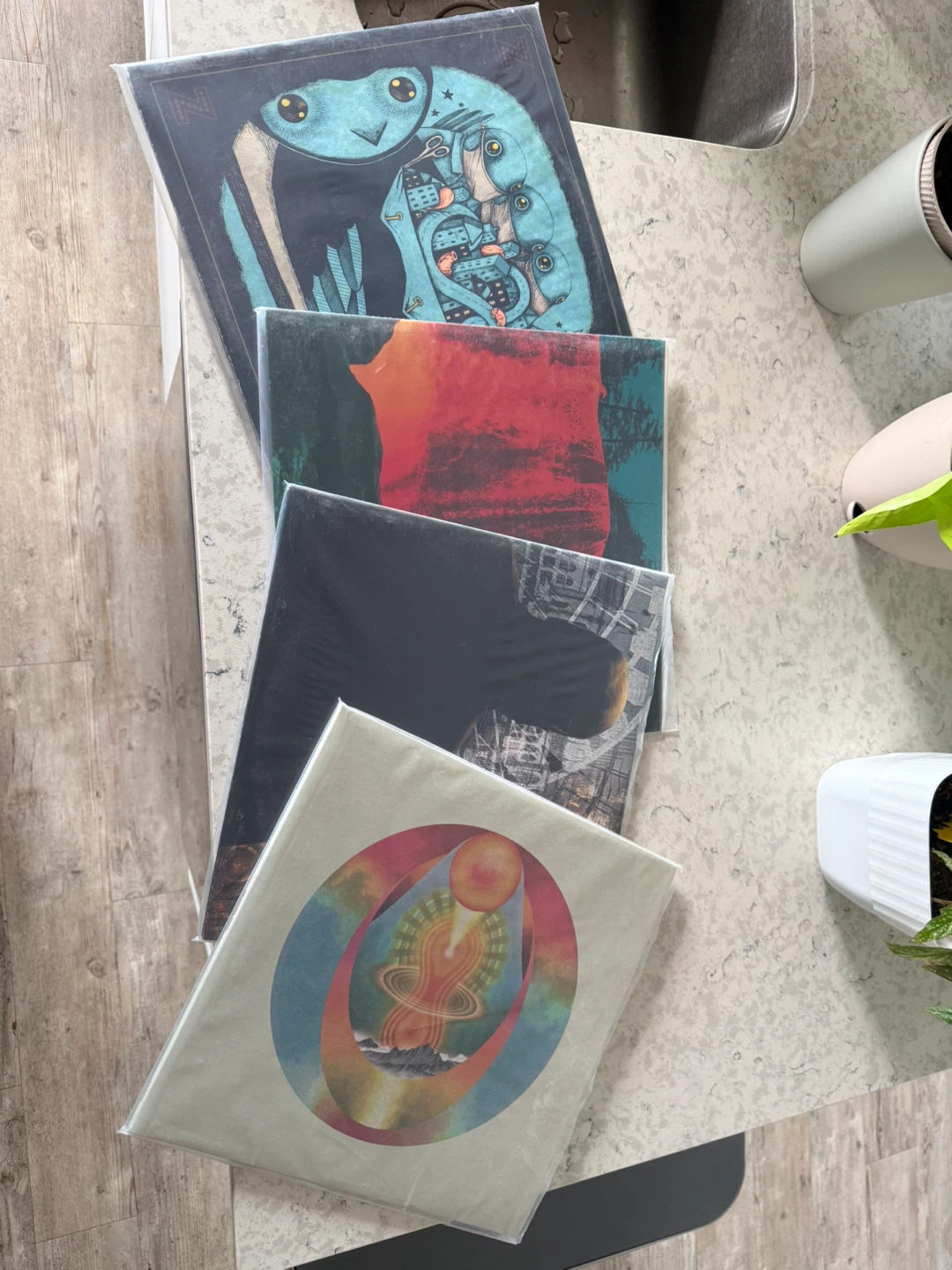 Set of 4 My Morning Jacket Vinyl Records