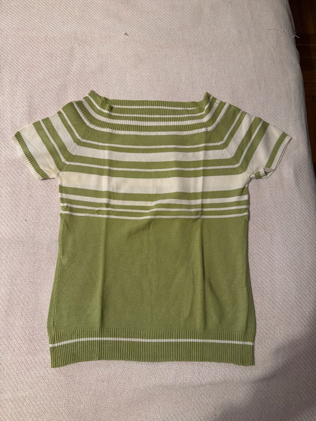 Pietro Filipi Striped Short Sleeve Knit Top - photo 2