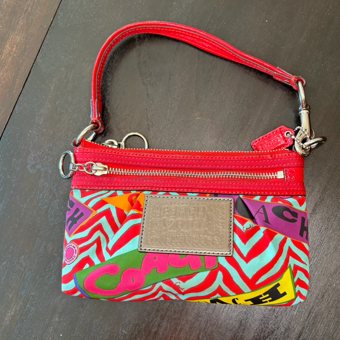 Coach Poppy Wristlet