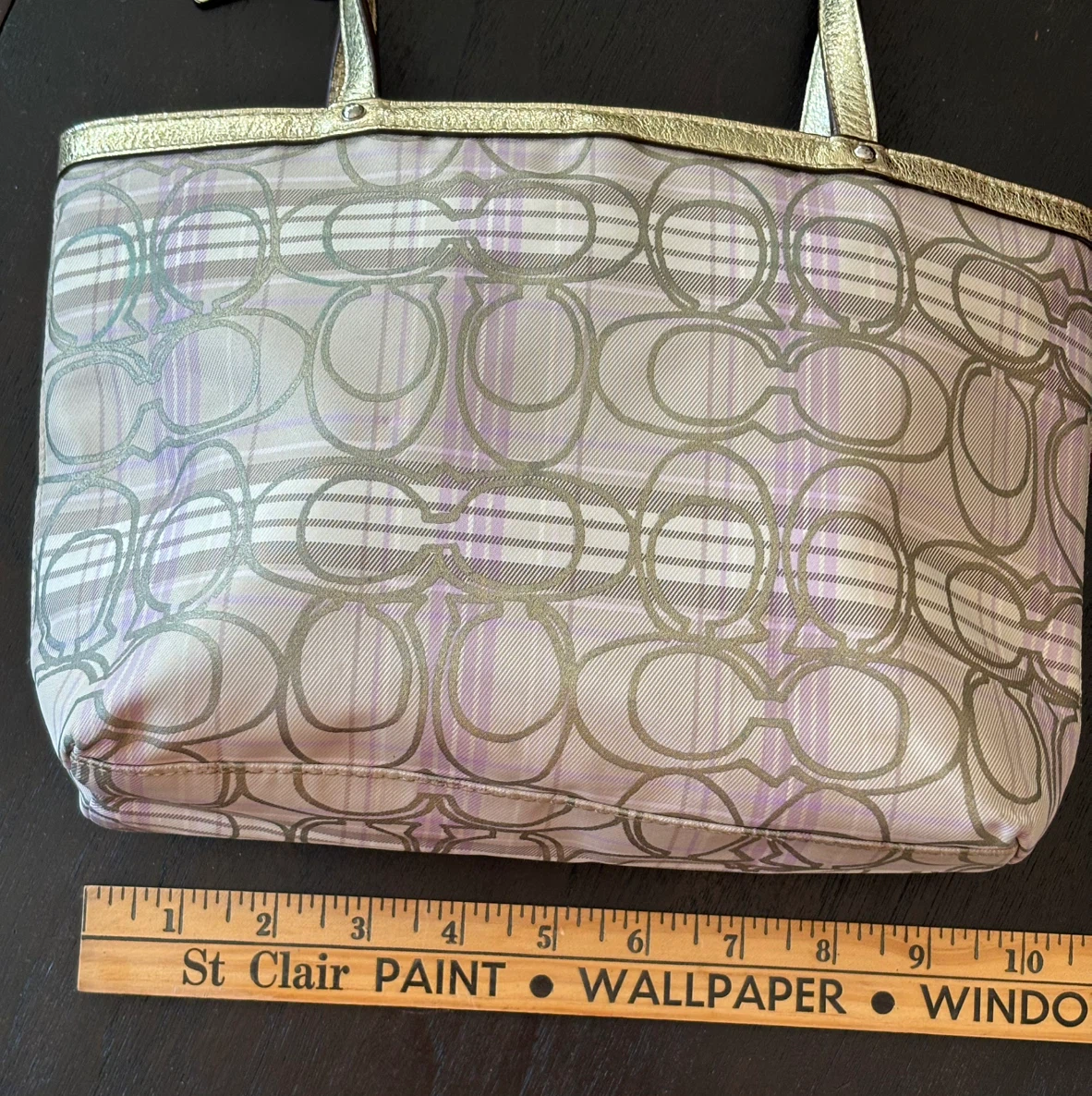 Coach Signature Plaid Tote Bag - photo 2