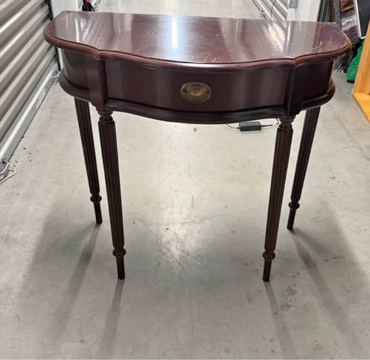 🍷 Vintage Bombay Company Demilune Console Table