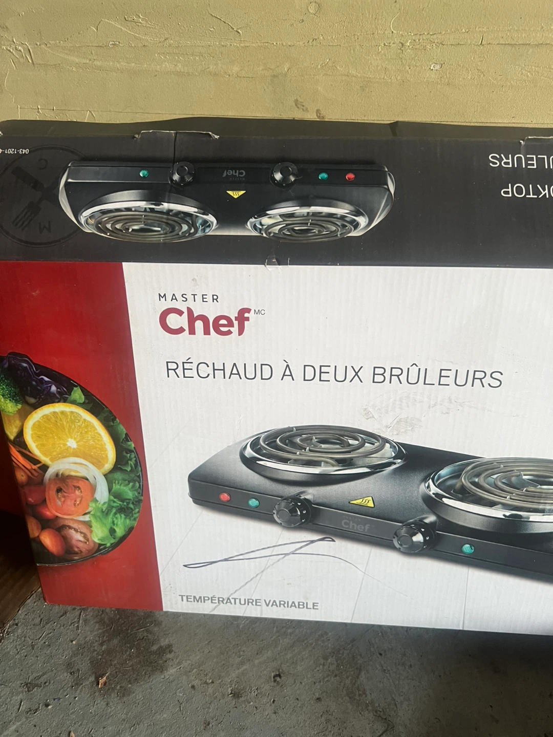 Master Chef Double Burner Hot Plate