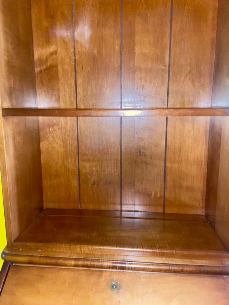 Vintage Wooden Secretary Desk with Hutch - photo 3