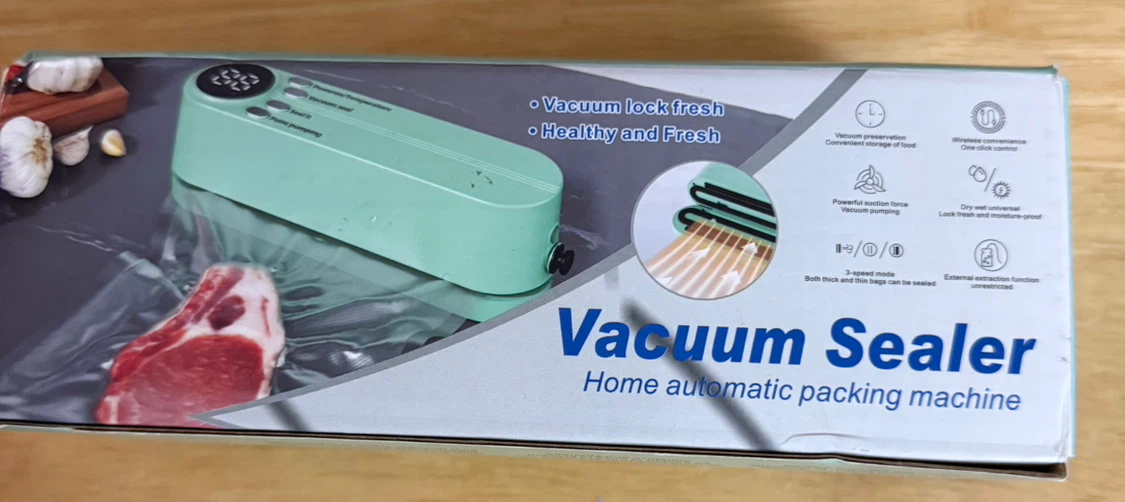 SJT-818 Automatic Vacuum Sealer Machine - Green